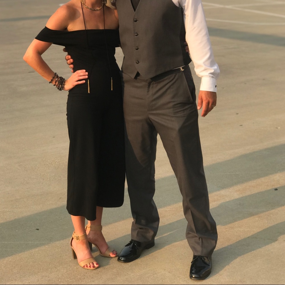 Black jump suit